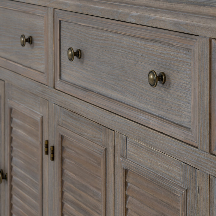 Delphine Collection 6 Door 3 Drawer Large Dresser Base