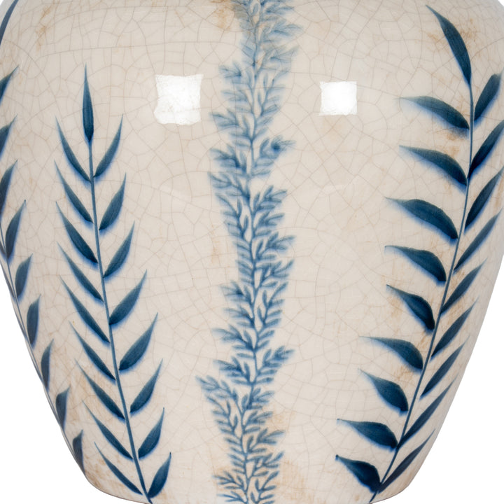 Small Blue Flora Olpe Vase by Hill Interiors