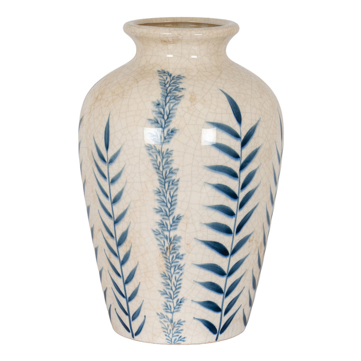 Classic Blue Flora Juniper Vase by Hill Interiors