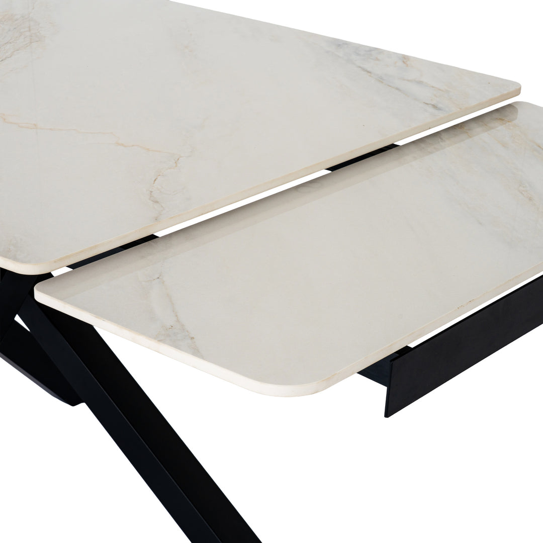 Romanby Stone Extending Dining Table