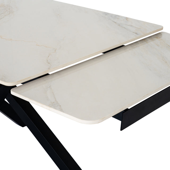 Romanby Stone Extending Dining Table