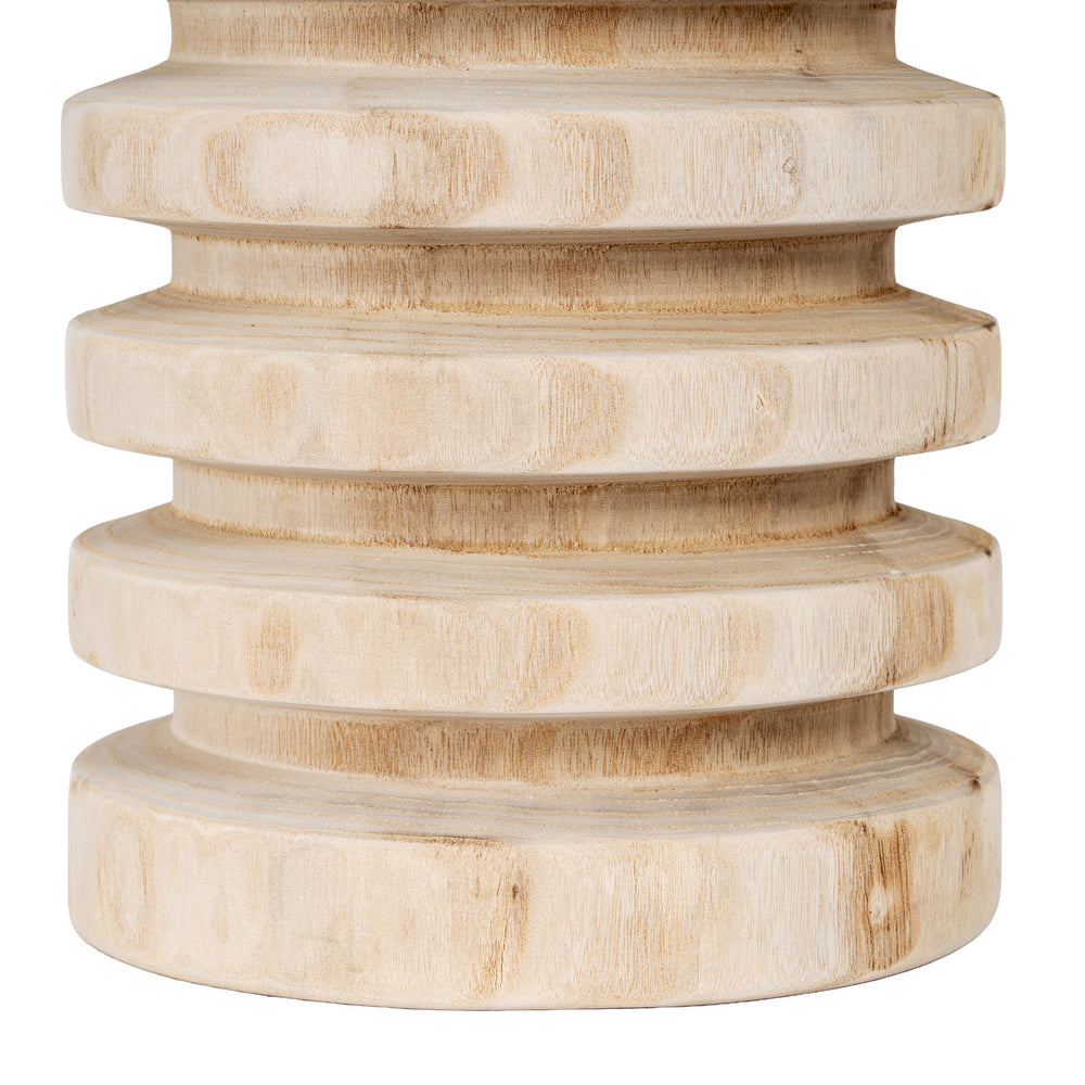 Large Artisan Ribbed Vase by Hill Interiors