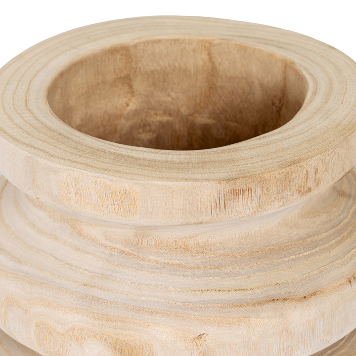 Large Artisan Ribbed Vase by Hill Interiors