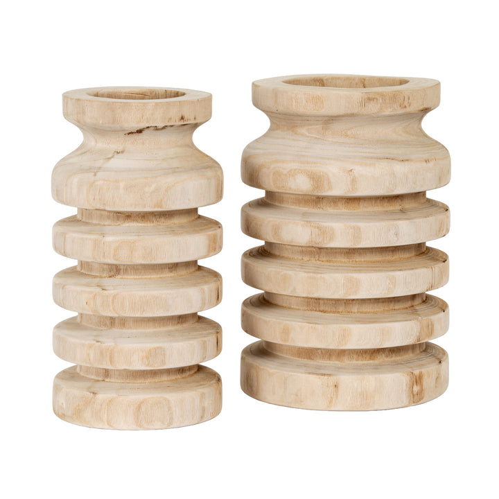 Large Artisan Ribbed Vase by Hill Interiors