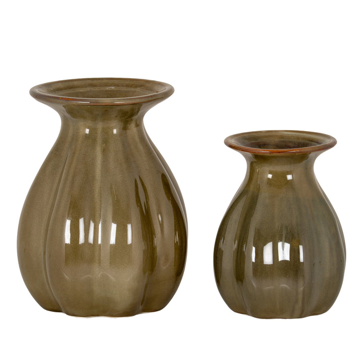 Orin Small Sage Bud Vase by Hill Interiors