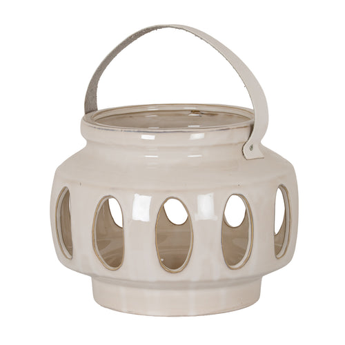 Novi Large Ceramic Oval Window Lantern