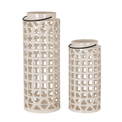 Novi Large Ceramic Multi-shape Window Lantern