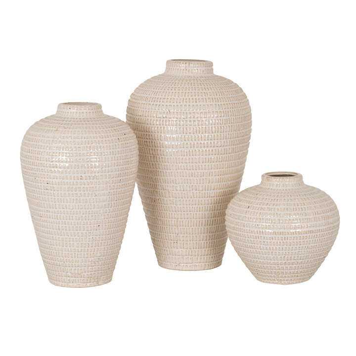Amalie Ceramic Regola Vase by Hill Interiors