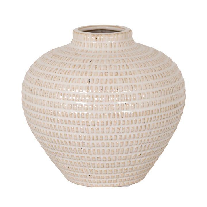Amalie Ceramic Regola Vase by Hill Interiors