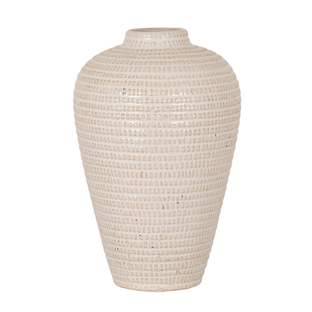 Amalie Ceramic Large Olpe Vase by Hill Interiors