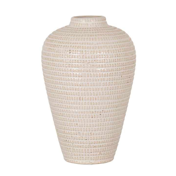 Amalie Ceramic Large Olpe Vase by Hill Interiors