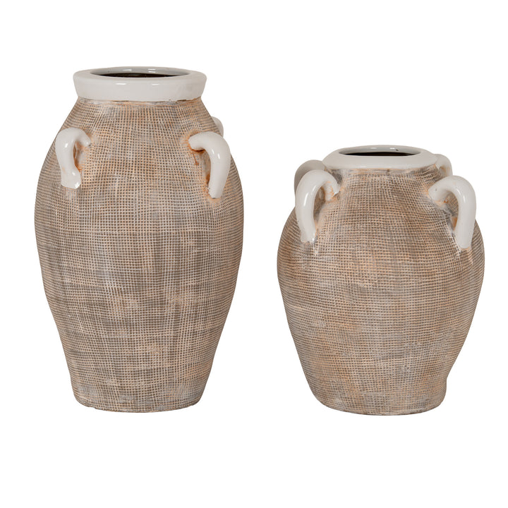 Ostra Medium Ceramic Amphora Vase by Hill Interiors