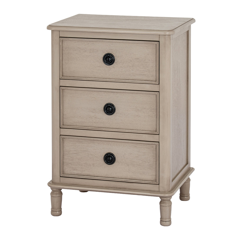 The Rowan Collection 3 Drawer Bedside Table
