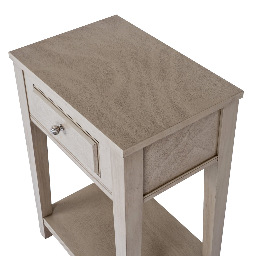 The Emile Collection 1 Drawer Side Table With Shelf by Hill Interiors