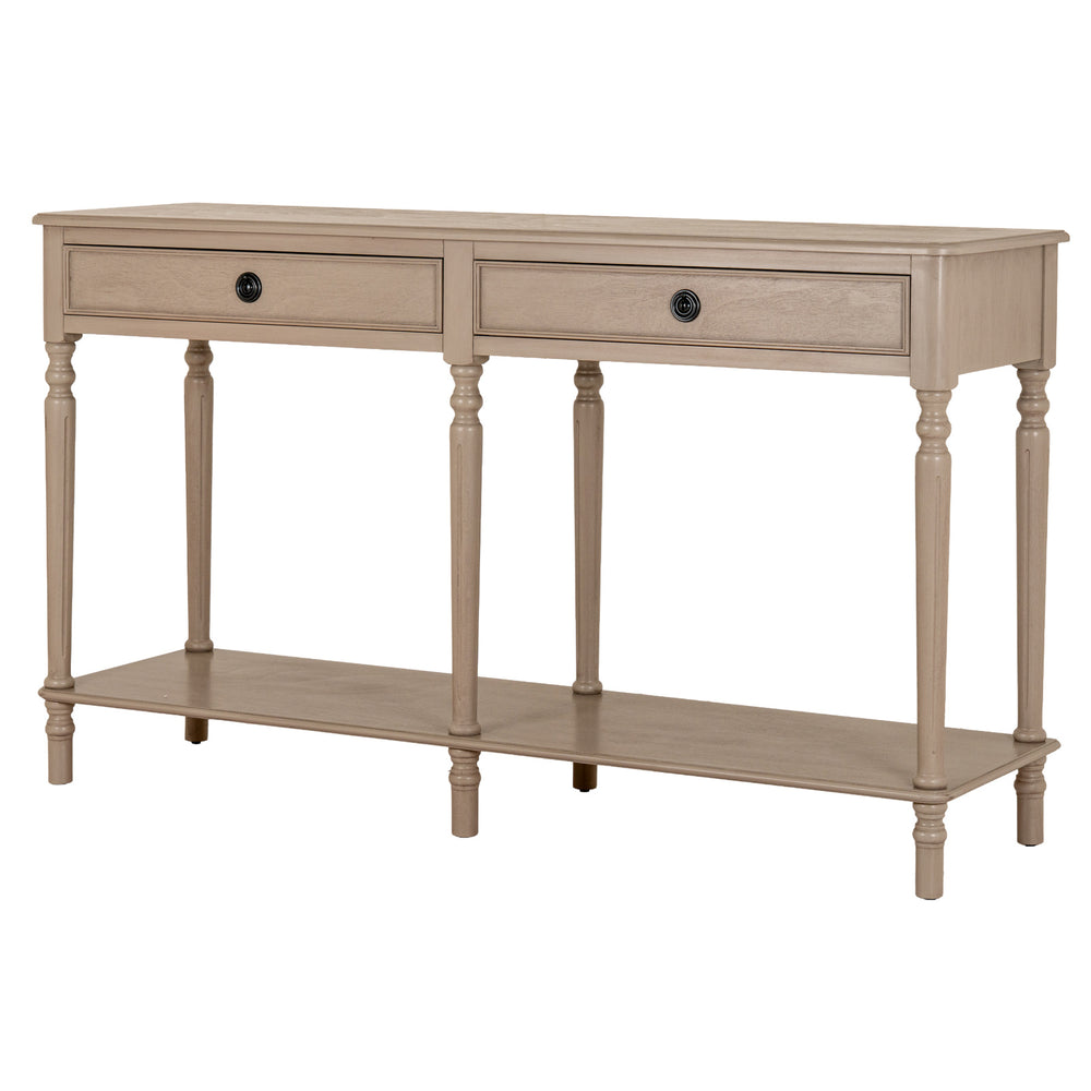 The Rowan Collection 2 Drawer Large Console With Shelf