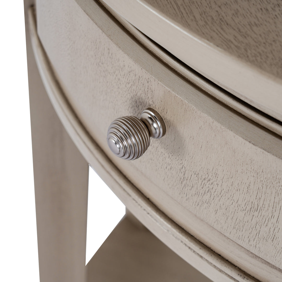 The Emile Collection 1 Drawer Half Moon Console Table by Hill Interiors