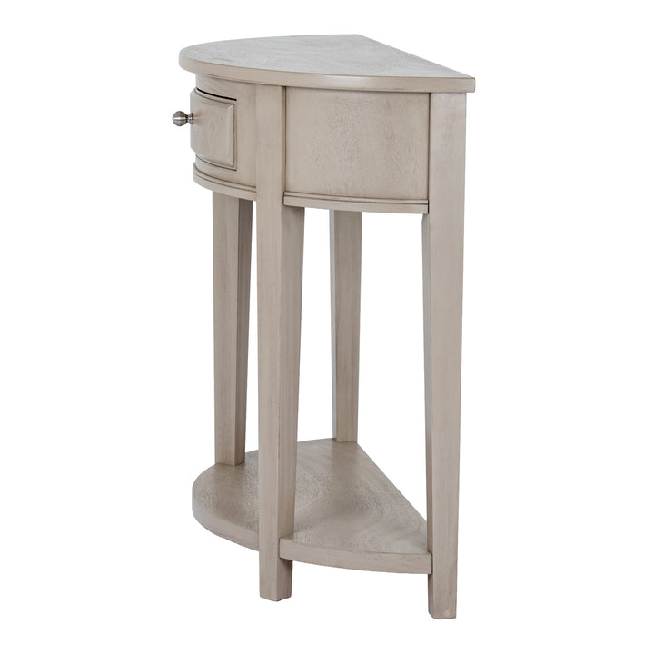 The Emile Collection 1 Drawer Half Moon Console Table by Hill Interiors