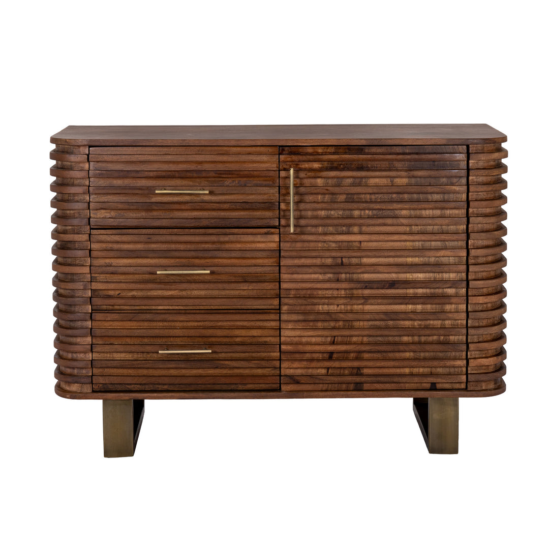 Strata Collection 3 Drawer 1 Door Sideboard by Hill Interiors