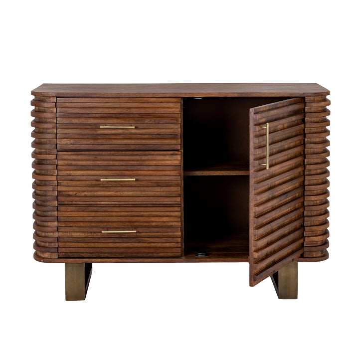 Strata Collection 3 Drawer 1 Door Sideboard by Hill Interiors
