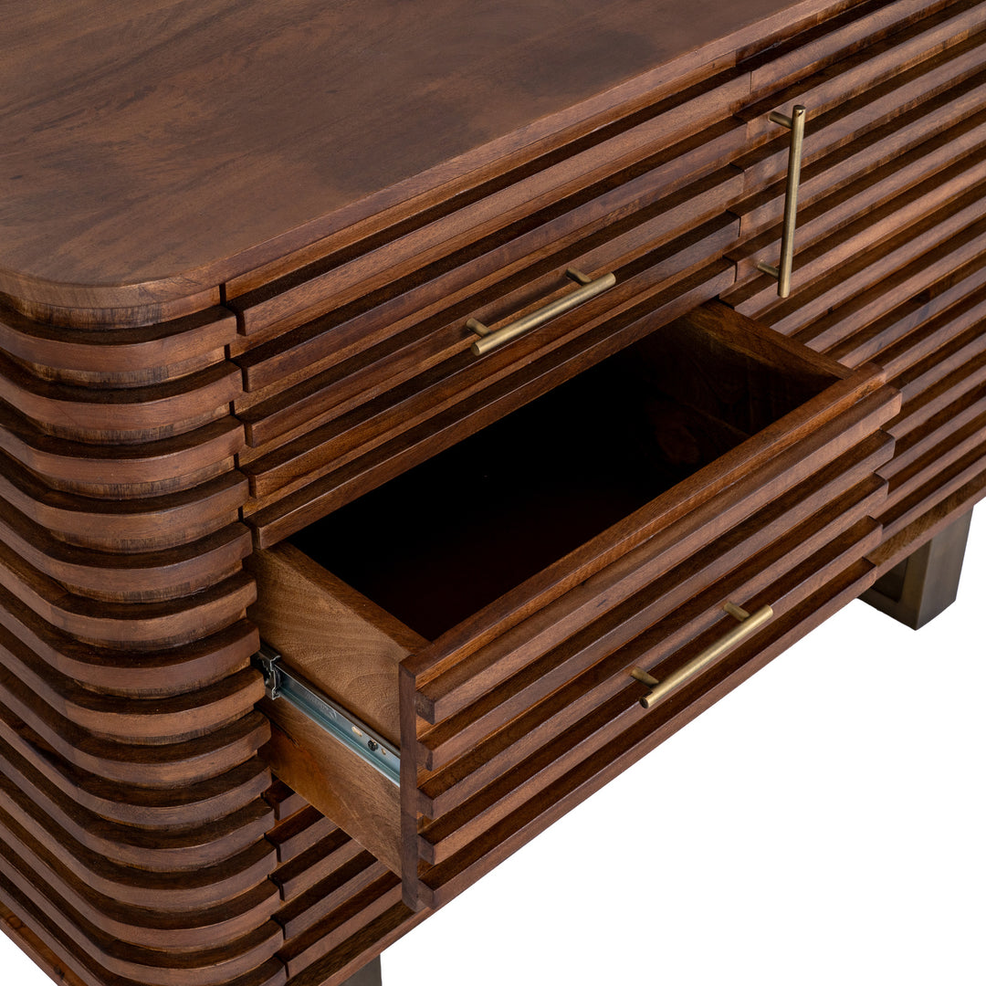 Strata Collection 3 Drawer 1 Door Sideboard by Hill Interiors