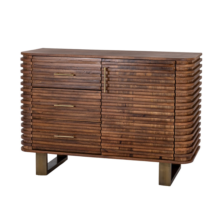 Strata Collection 3 Drawer 1 Door Sideboard by Hill Interiors