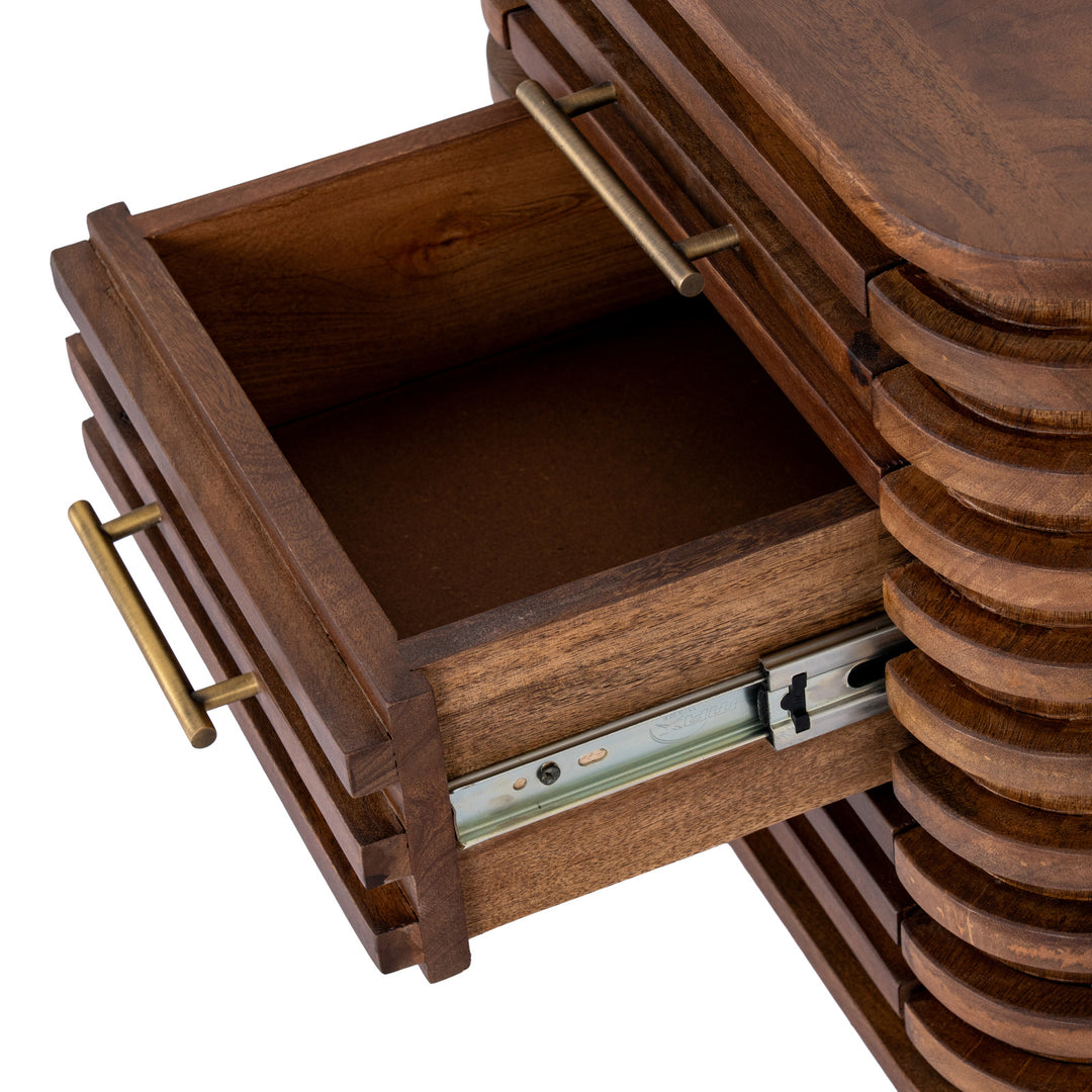 Strata Collection 3 Drawer Side Table by Hill Interiors