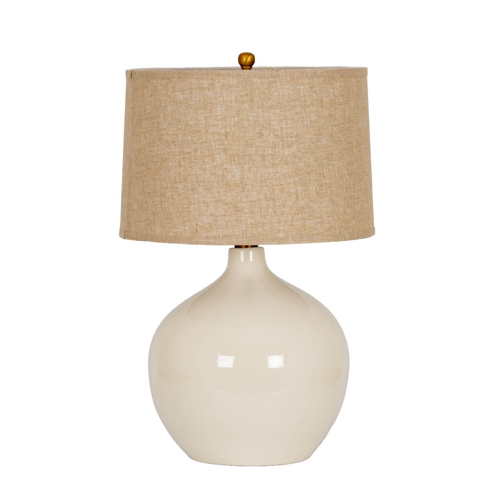 Lucille Ceramic Table Lamp With Linen Shade
