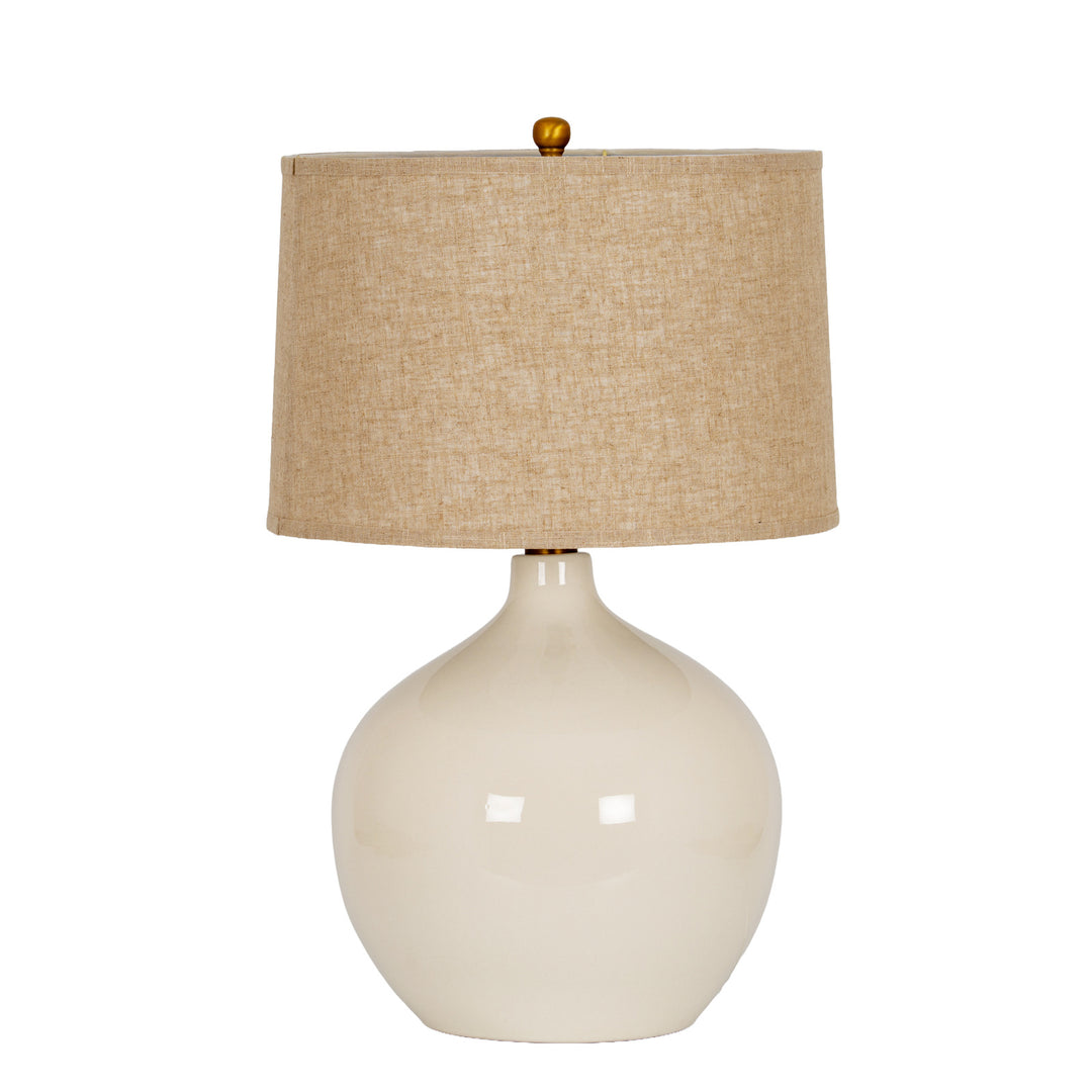 Lucille Ceramic Table Lamp With Linen Shade