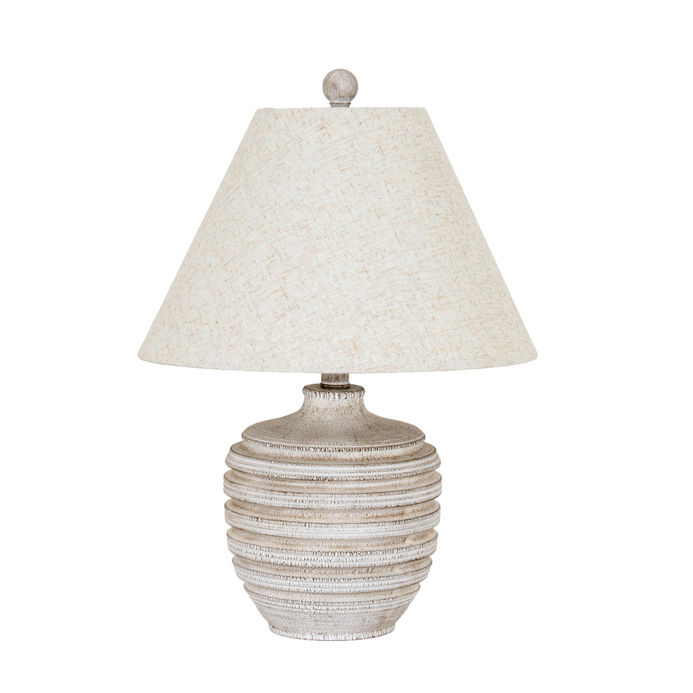 Beacon Table Lamp With Linen Shade
