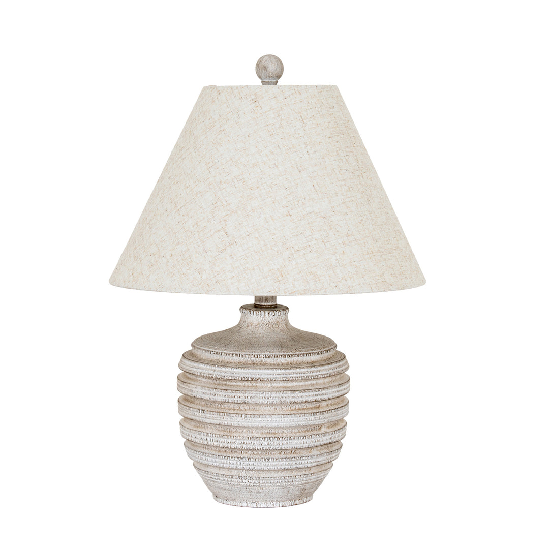 Beacon Table Lamp With Linen Shade