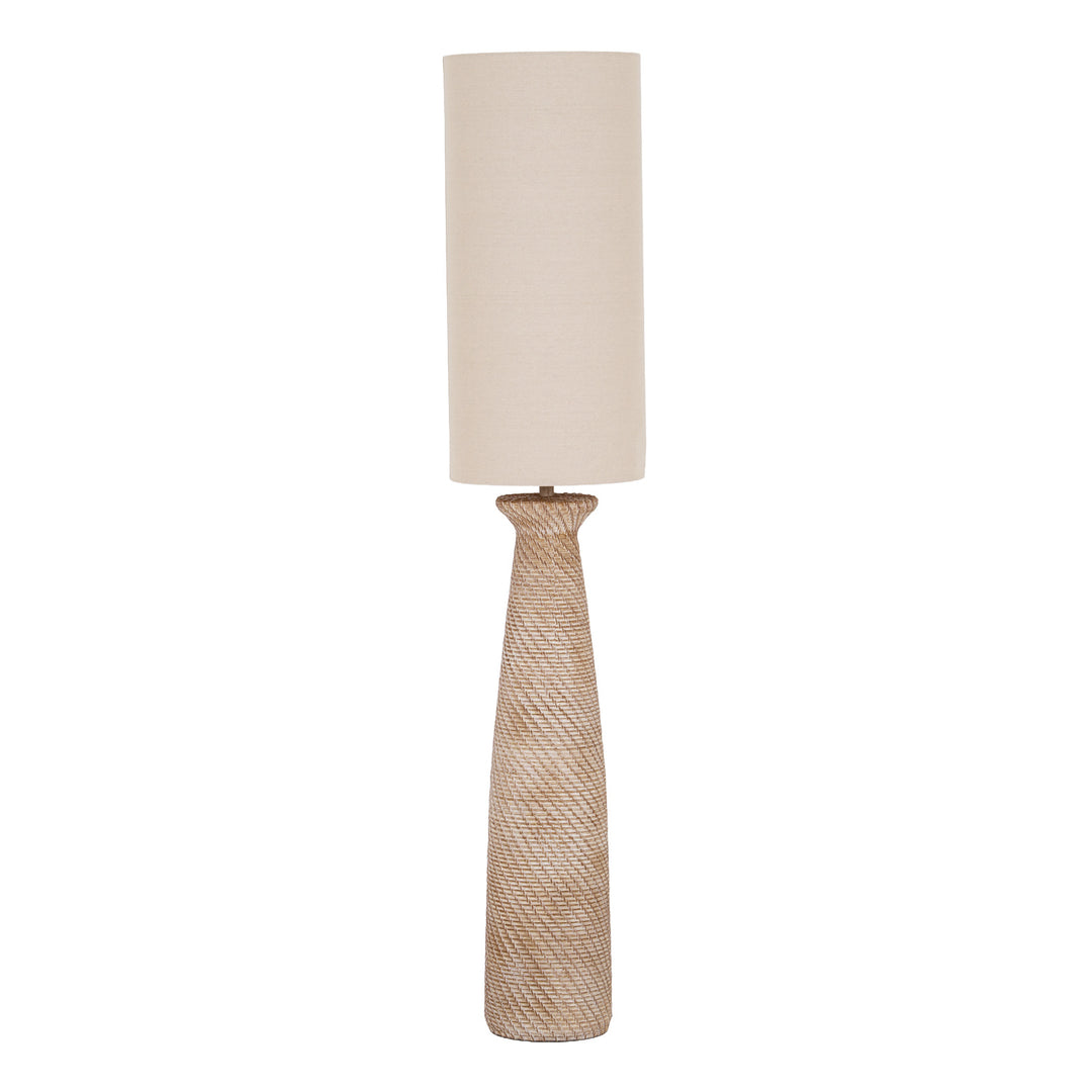 Dune Floor Lamp With Linen Shade