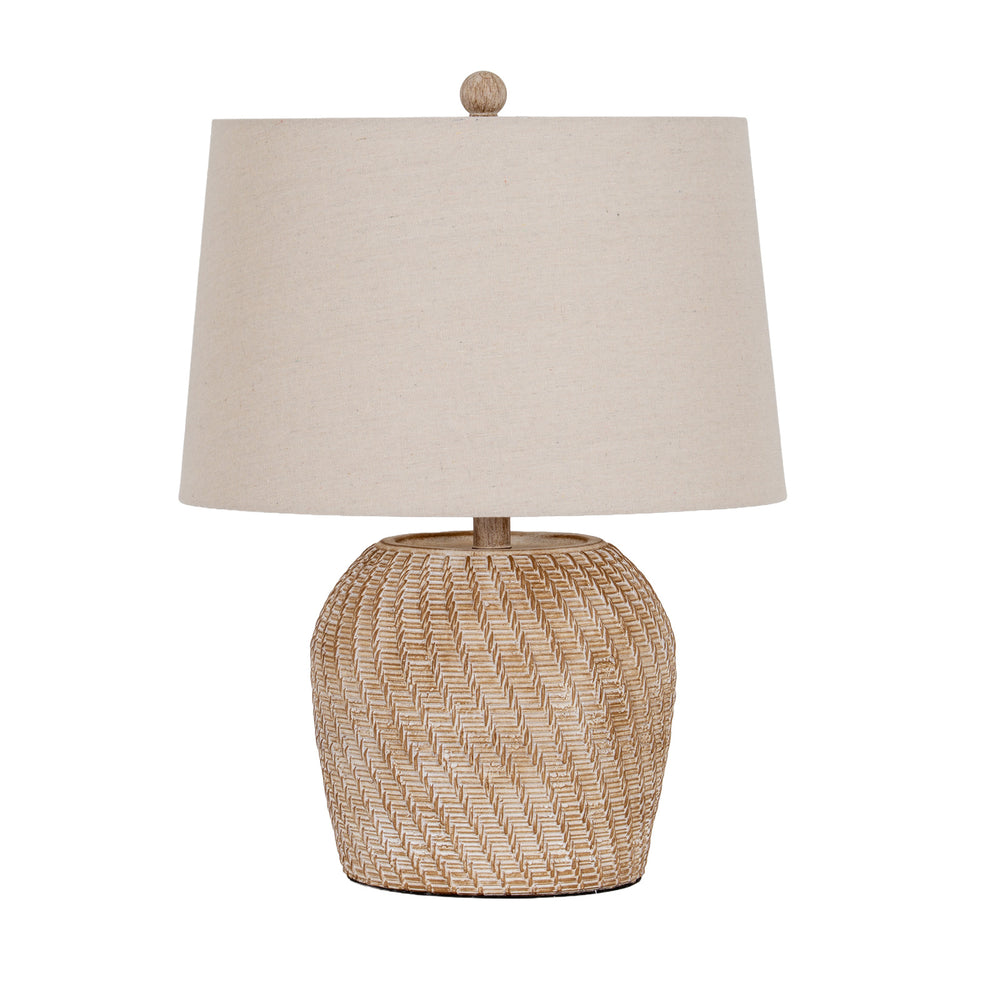 Dune Table Lamp With Linen Shade