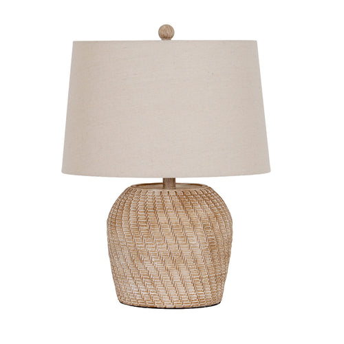 Dune Table Lamp With Linen Shade