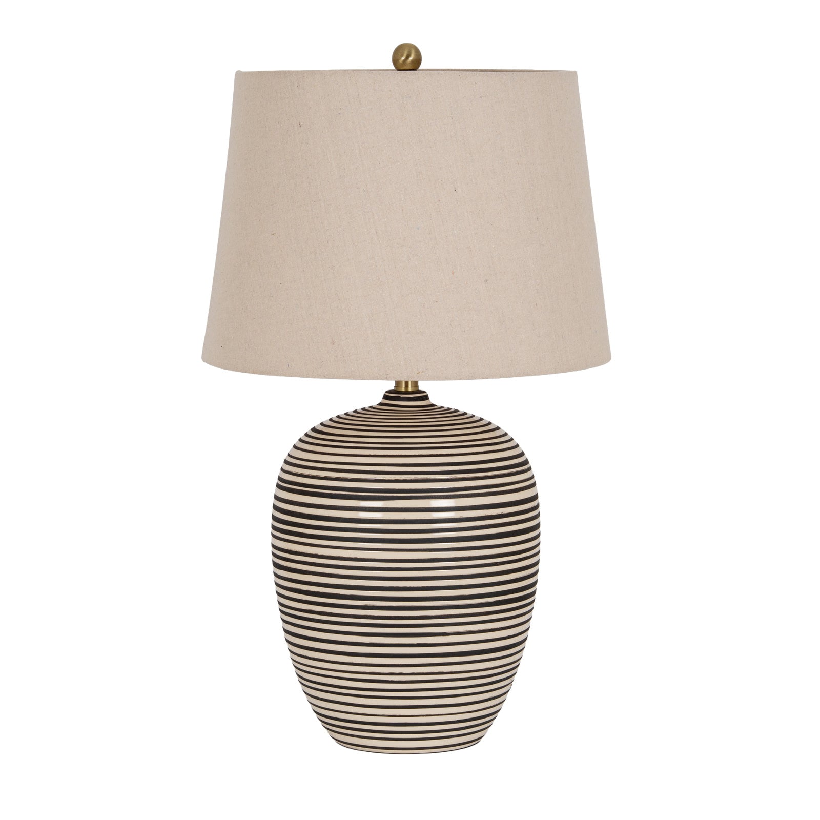 Harbour Ceramic Table Lamp With Linen Shade