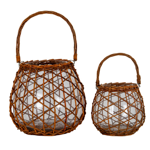 Briar Collection Wicker Lace Lantern