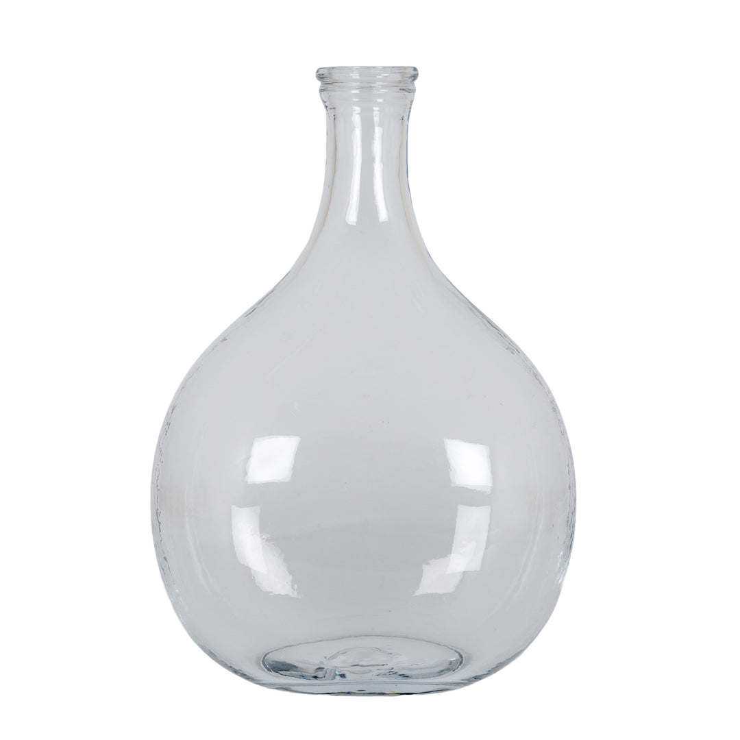 Large Glass Balloon Bottle Vase by Hill Interiors