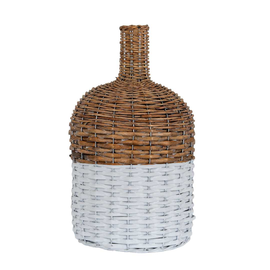 Briar Collection Large Wicker Bottle Vase by Hill Interiors