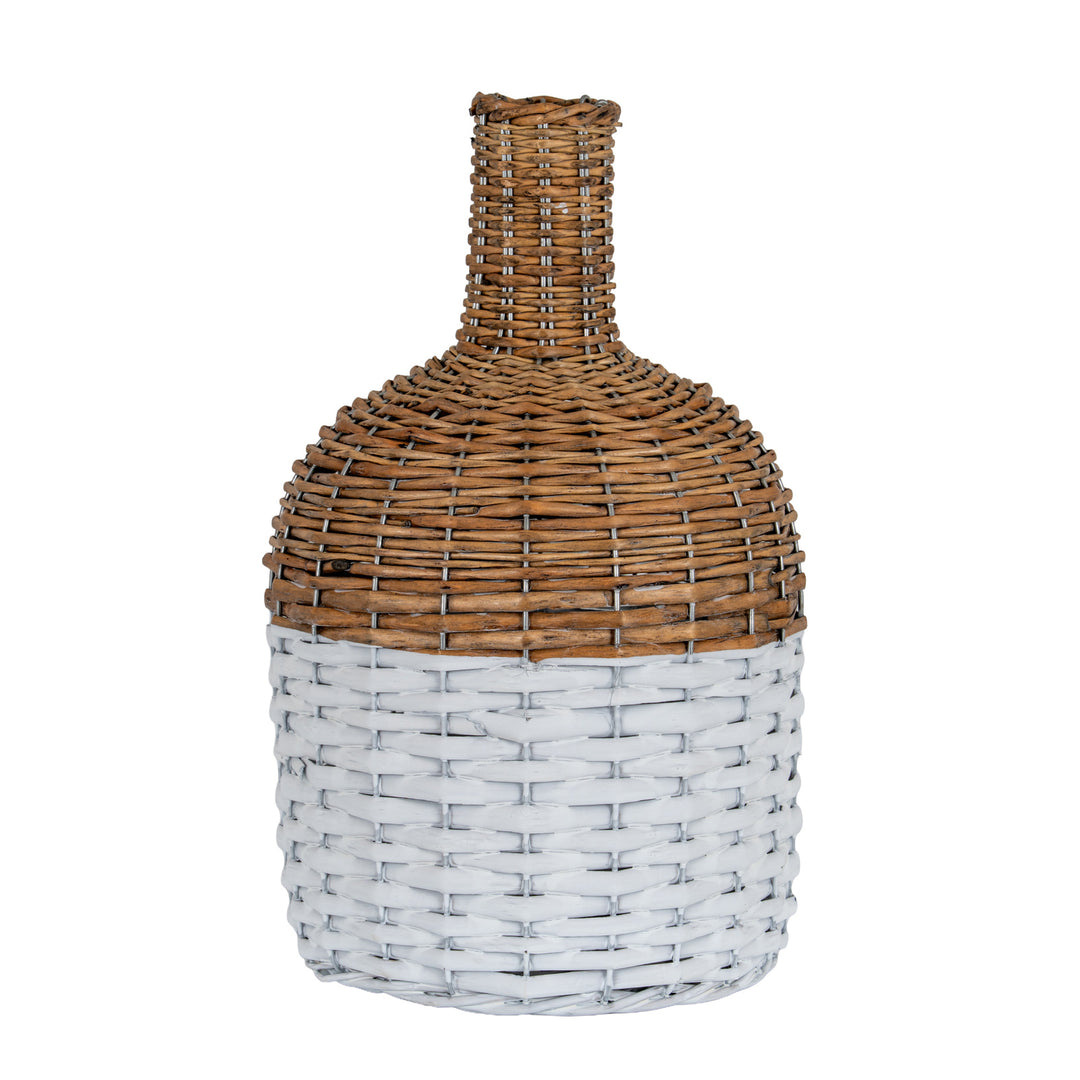 Briar Collection Wicker Bottle Vase by Hill Interiors