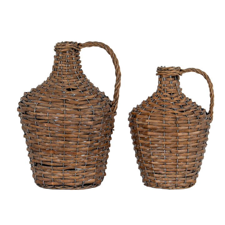 Briar Collection Wicker Jug Vase by Hill Interiors