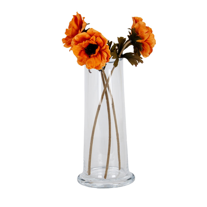 Large Wave Glass Cylinder Vase by Hill Interiors