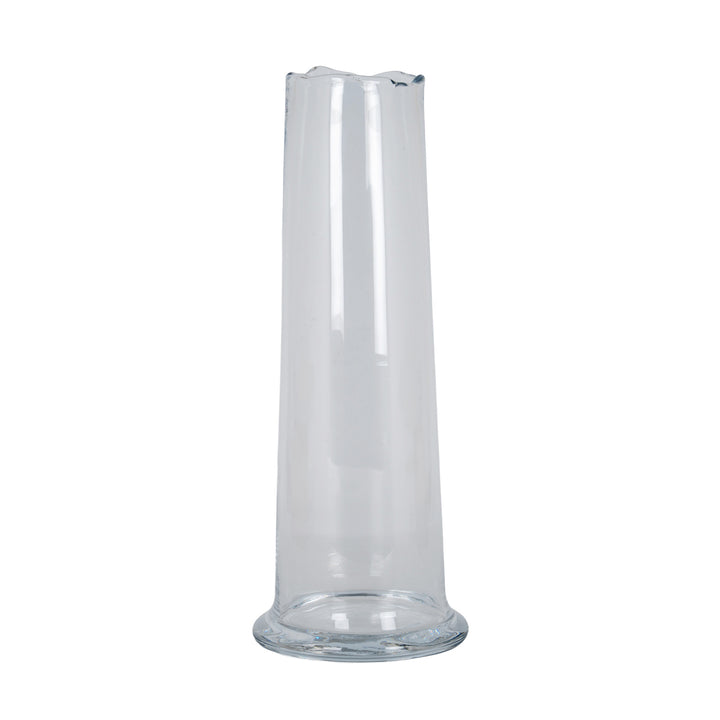 Large Wave Glass Cylinder Vase by Hill Interiors