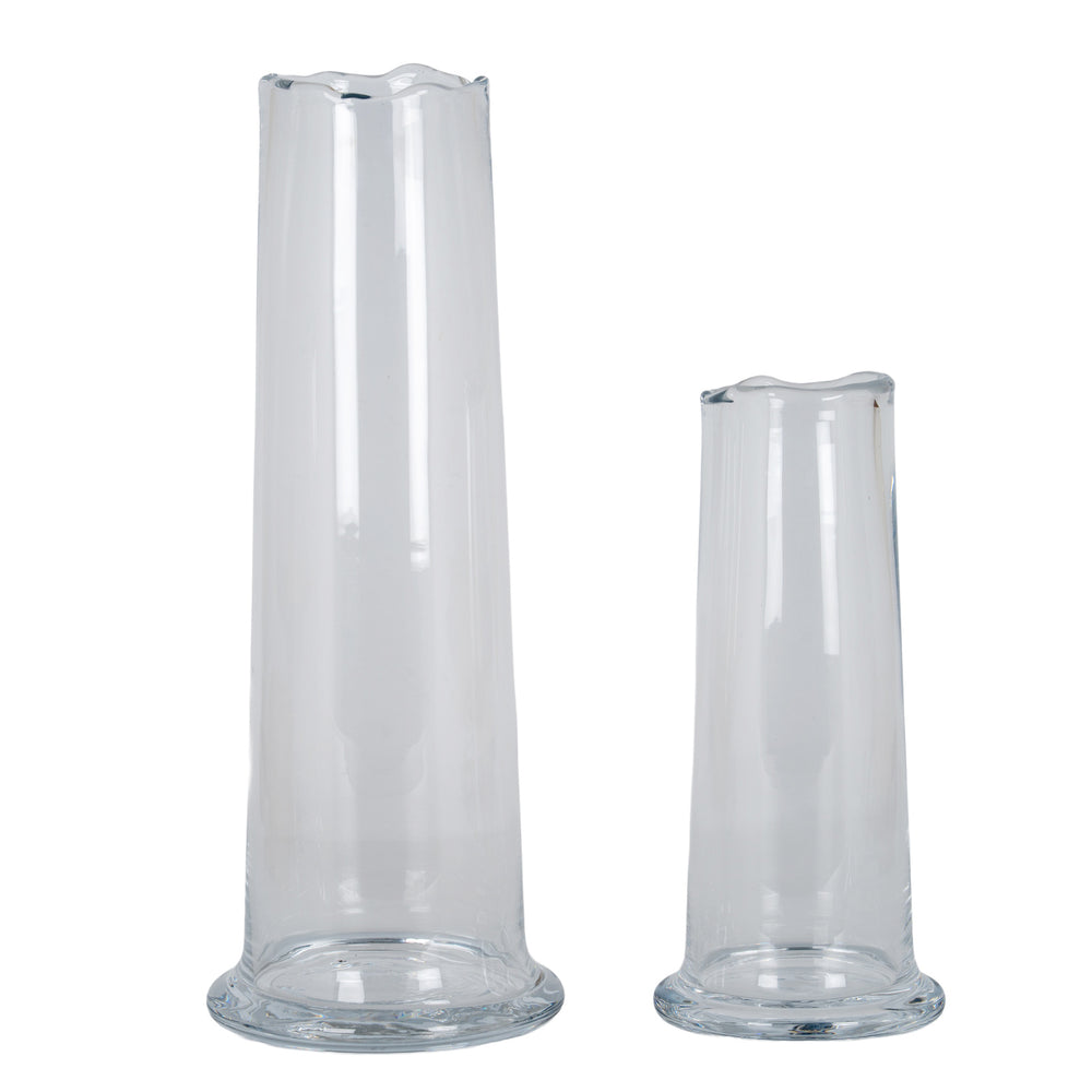 Wave Glass Cylinder Vase