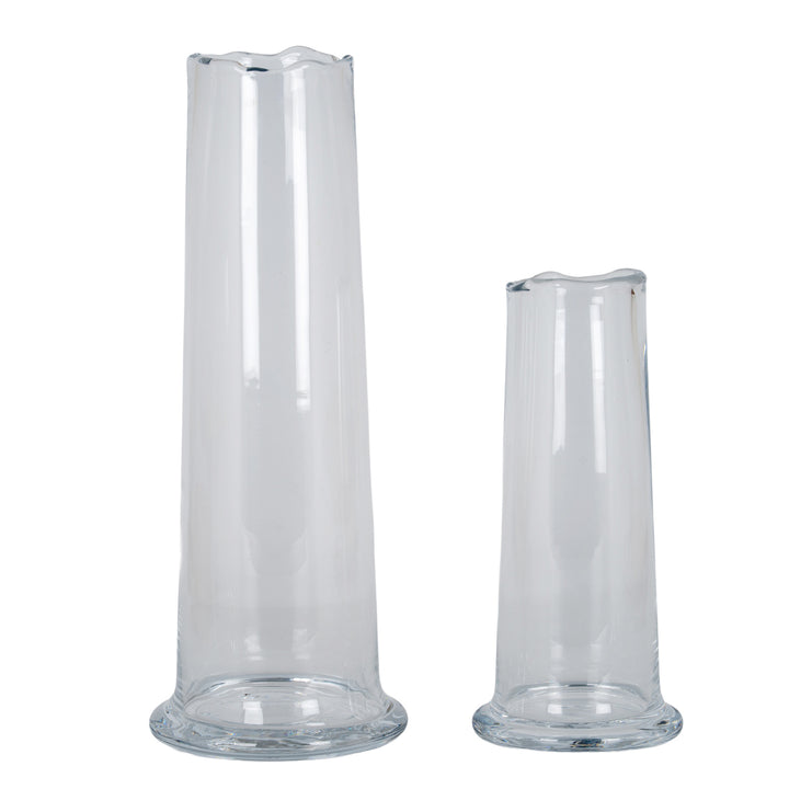 Wave Glass Cylinder Vase by Hill Interiors