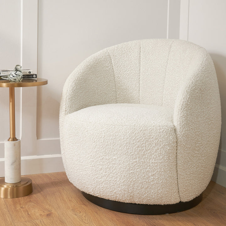 Talia Boucle Chair Roomset