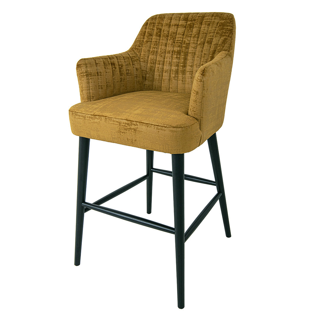 Slate Mustard Barstool
