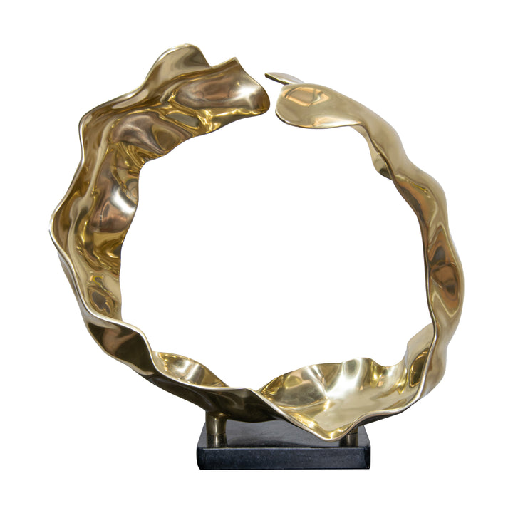 Theo, Ornament, Polished gold