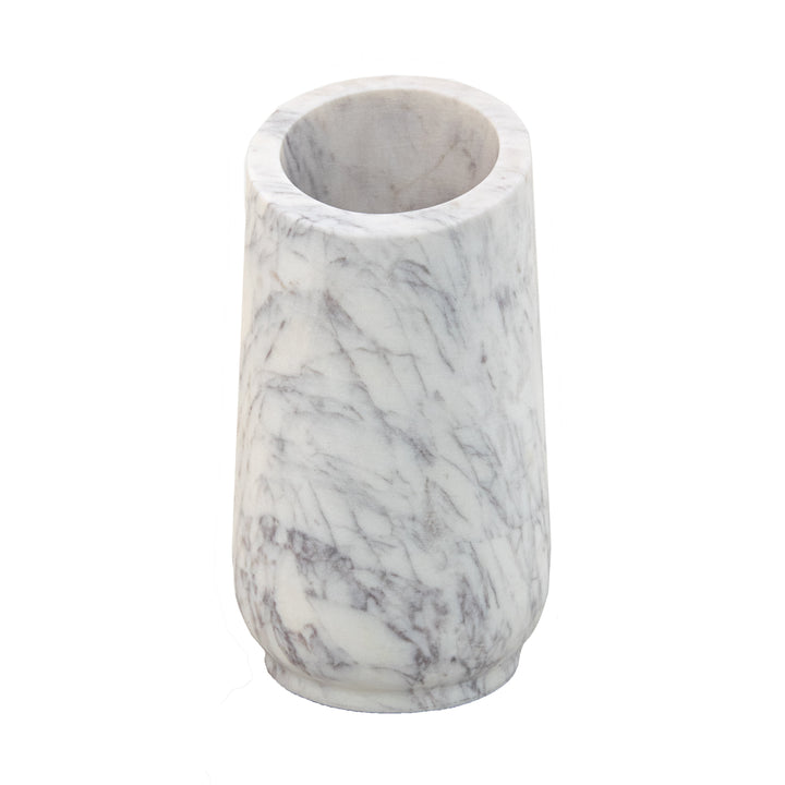 Arlet, marble vase white