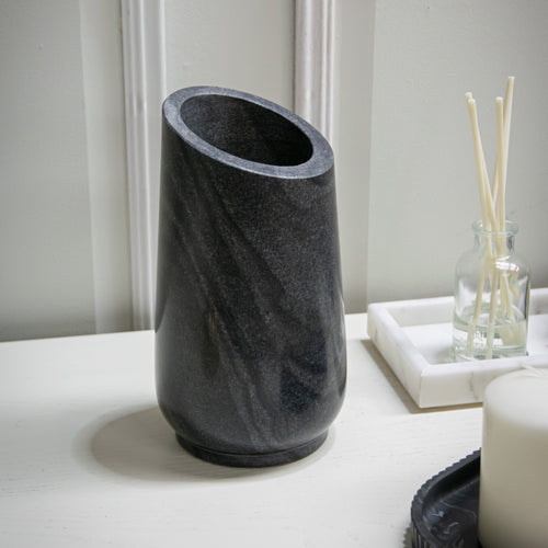 Arlet, vase black marble