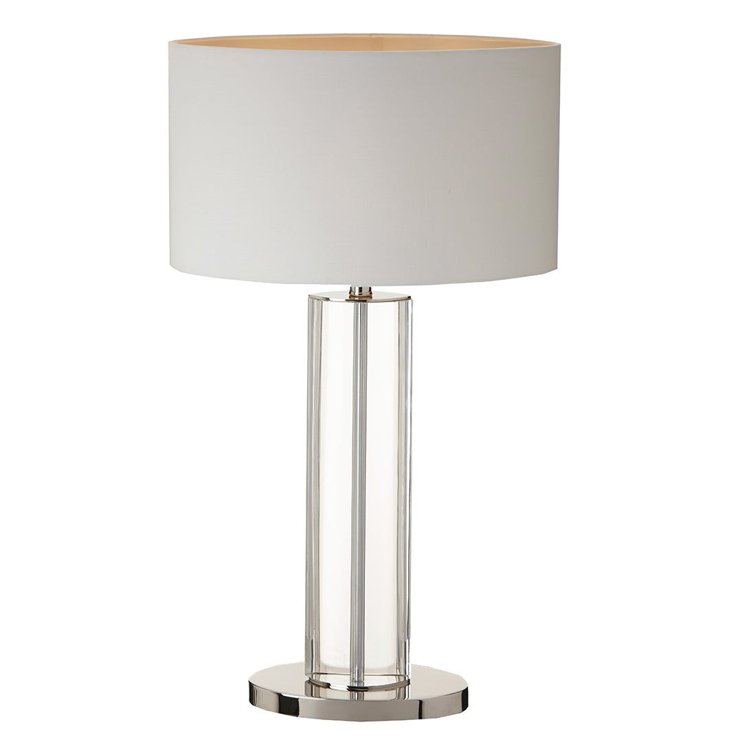 Birch Tall Nickel Table Lamp