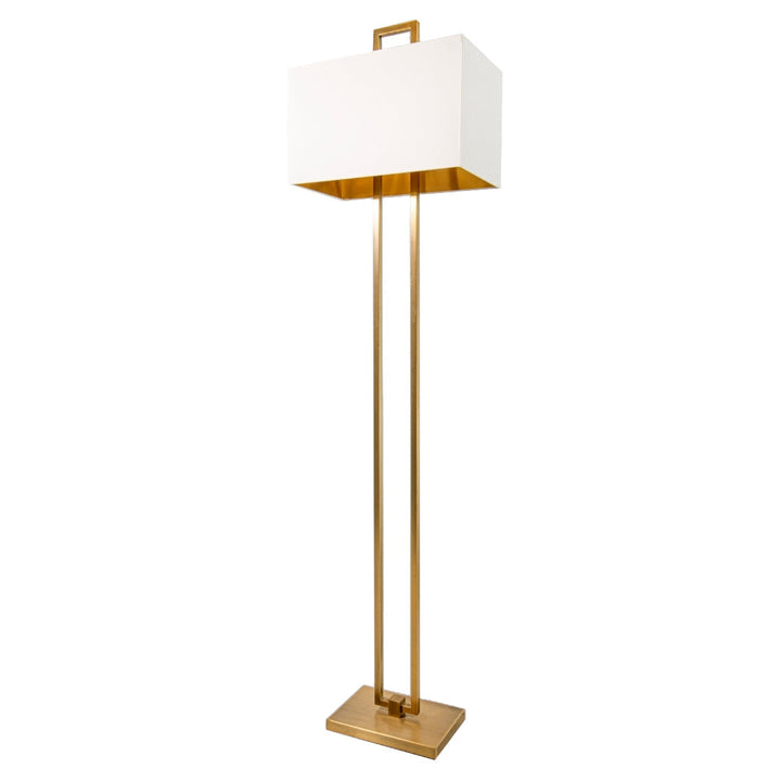 Ember Antique Brass Floor Lamp
